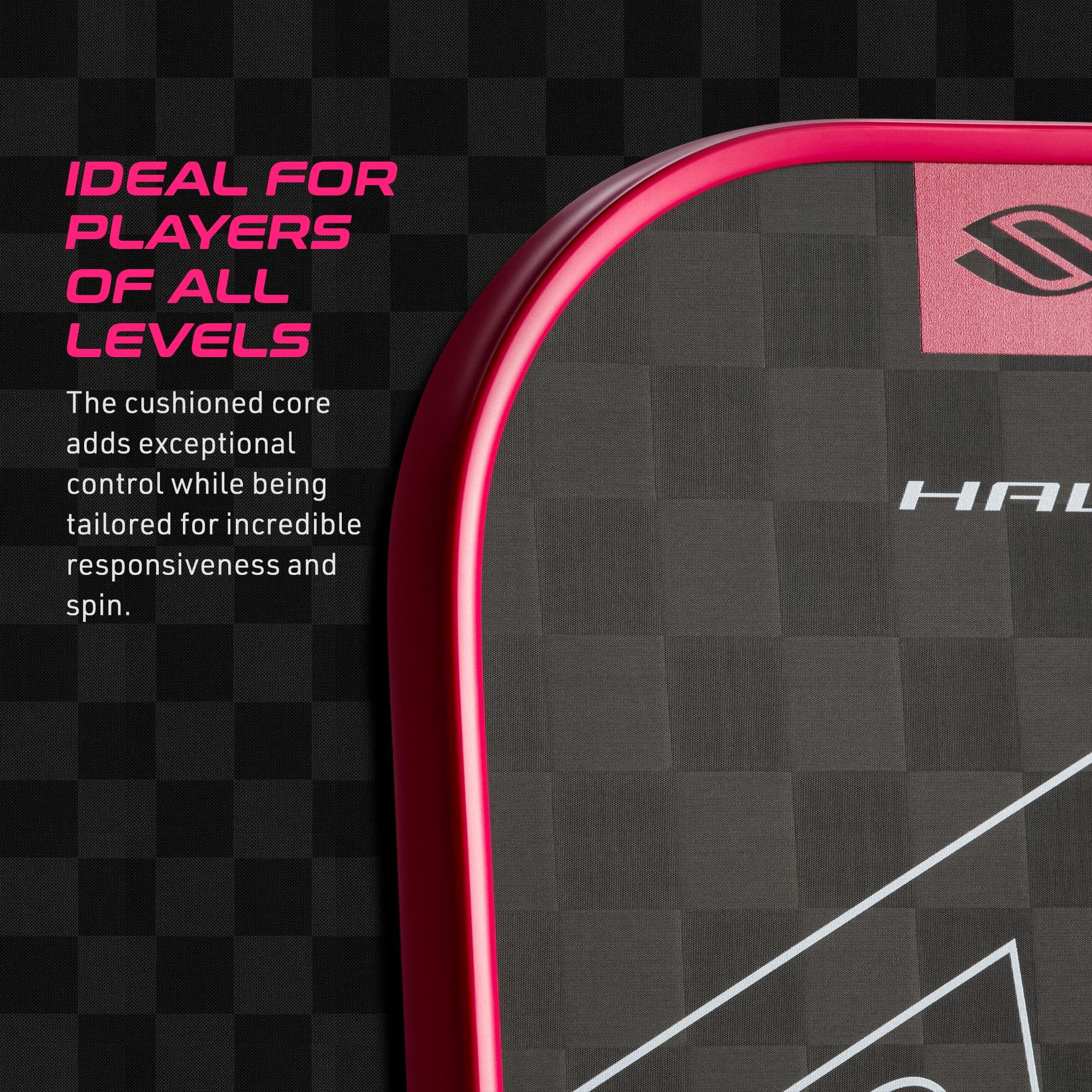 Selkirk Slk Halo Control Max Pickleball Paddle | Raw Carbon Fiber Pickleball Paddle With A Rev-Core Power Polymer Core | The Pic