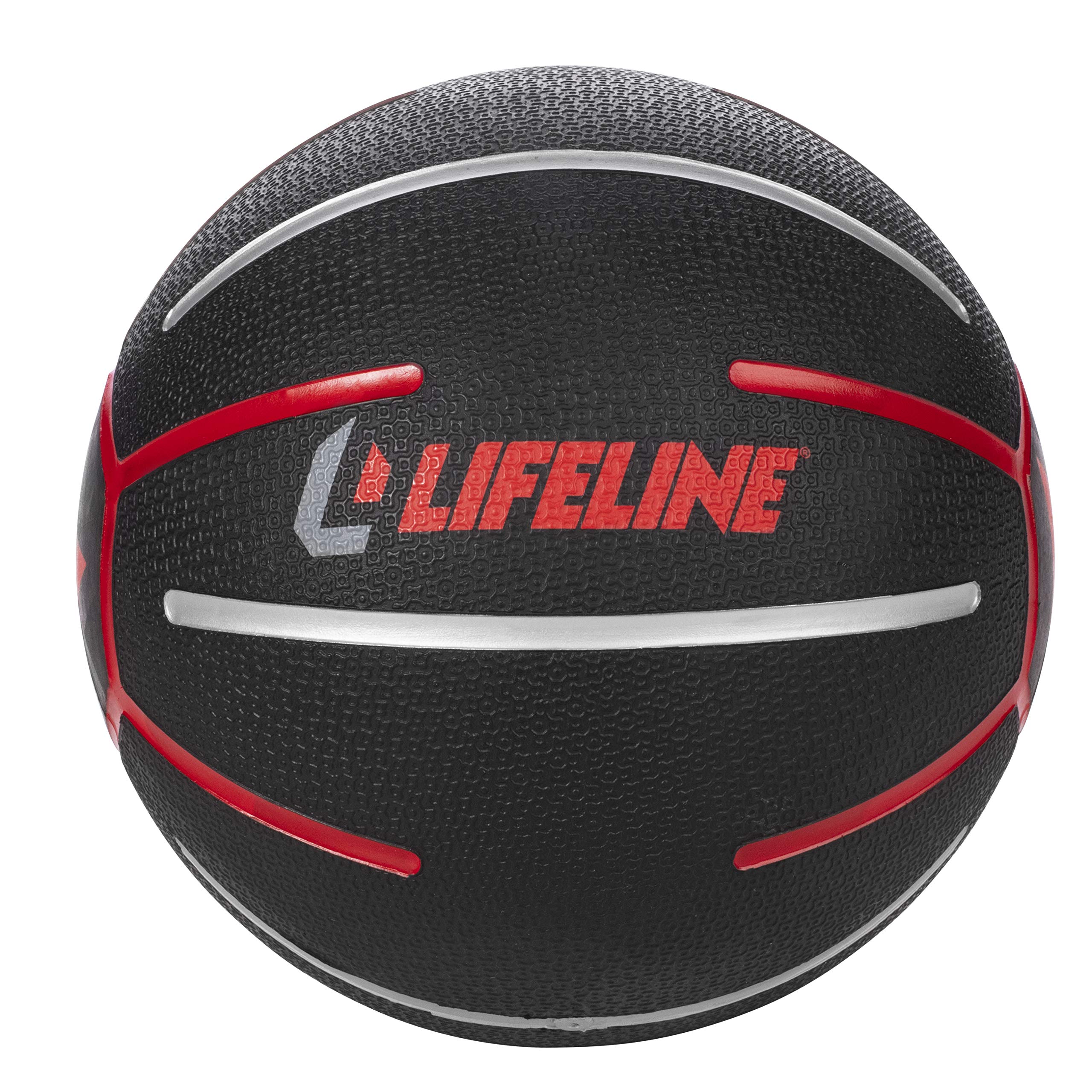 Lifeline Fitness Medicine Ball - Total Body Strength and Stability Training - Multiple Weights Available - Non-Slip, Light Bounc