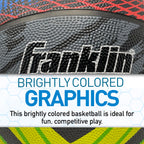 Franklin Sports Mystic Basketball - Official Size Basketball - Indoor + Outdoor Ball - 29.5'' Men'S Rubber Ball - Air Pump Inclu
