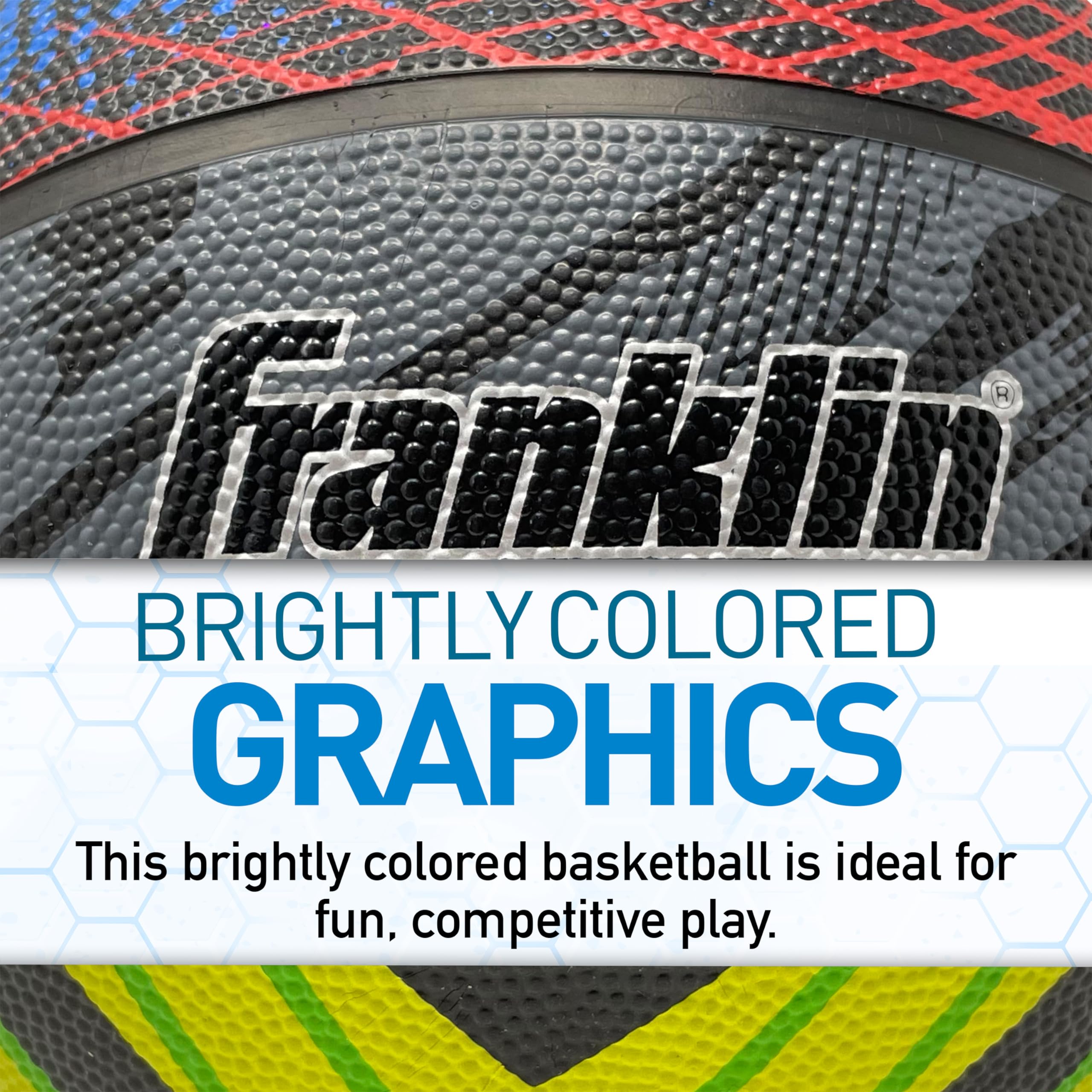 Franklin Sports Mystic Basketball - Official Size Basketball - Indoor + Outdoor Ball - 29.5'' Men'S Rubber Ball - Air Pump Inclu