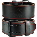 Dmoose Lifting Belt Genuine Leather For Men And Women, 4 Inch Wide, Adjustable Buckle, 5Mm Thick For Weightlifting, Workout, Gym