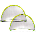 Franklin Sports Pop-Up Dome Shaped Goals - Indoor Or Outdoor Soccer Goal - Goal Folds For Storage - 6' X 4' Or 4' X 3' Soccer Go