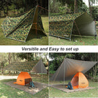 Unigear Hammock Rain Fly, 16.4/14.4/13/10Ft Camping Tarp, Uv Protection & Waterproof & Lightweight For Camping, Backpacking And