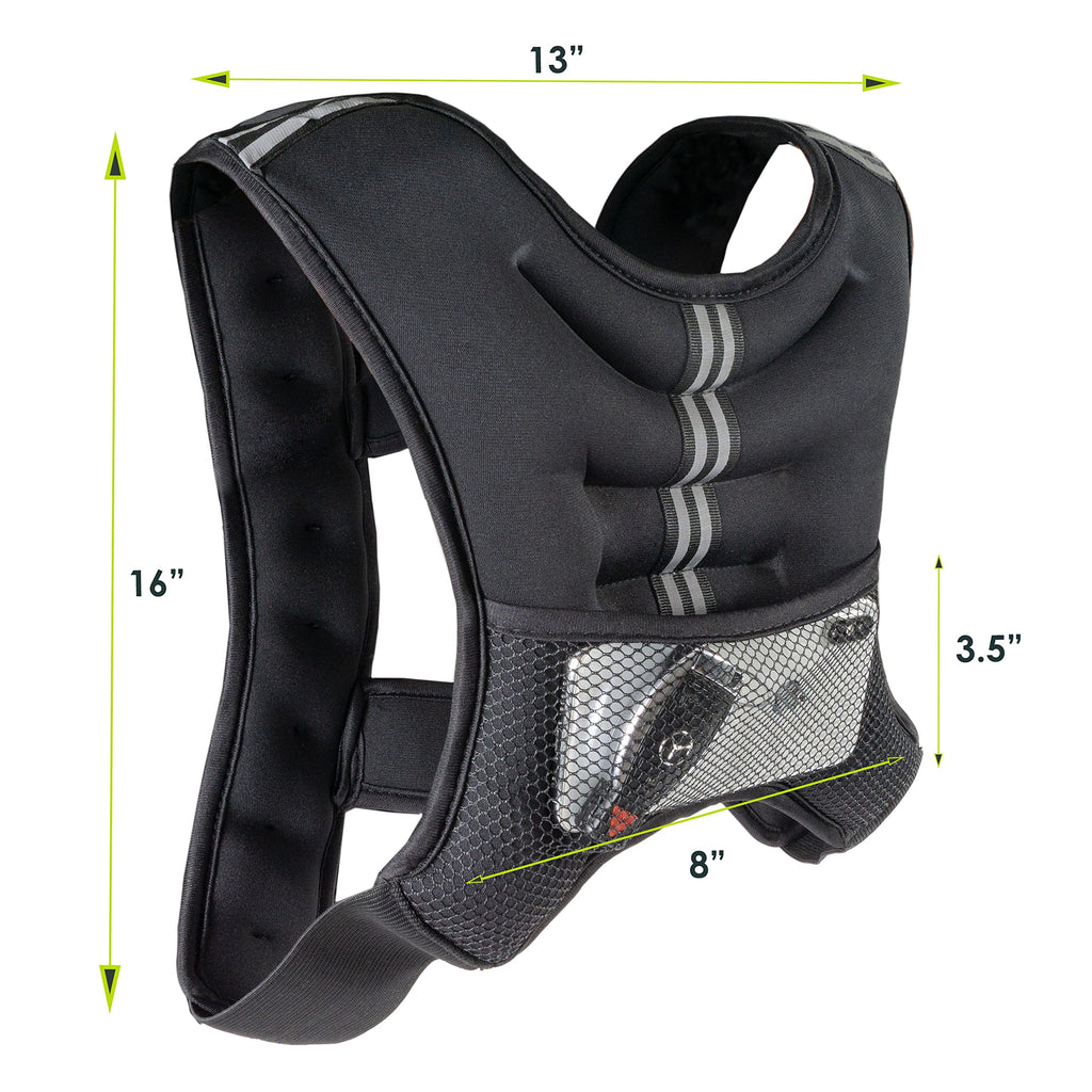 Prosourcefit Exercise Weighted Training Vest For Weight Lifting, Running, And Fitness Body Weight Workouts; Men & Women - 10Lb,