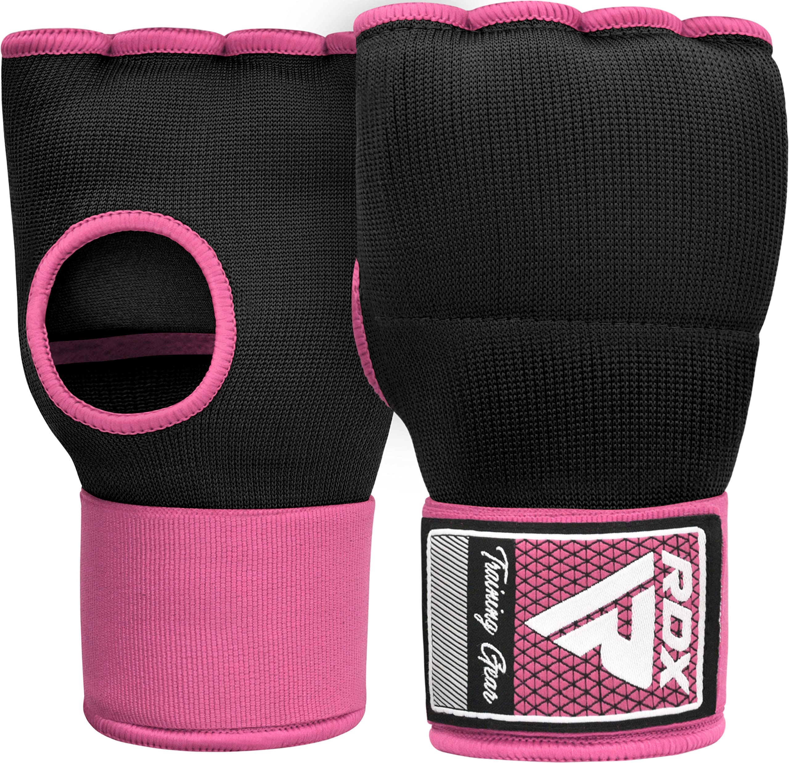 Rdx Gel Boxing Hand Wraps Inner Gloves Men Women, Quick 75Cm Long Wrist Straps, Elasticated Padded Fist Under Mitts Protection,