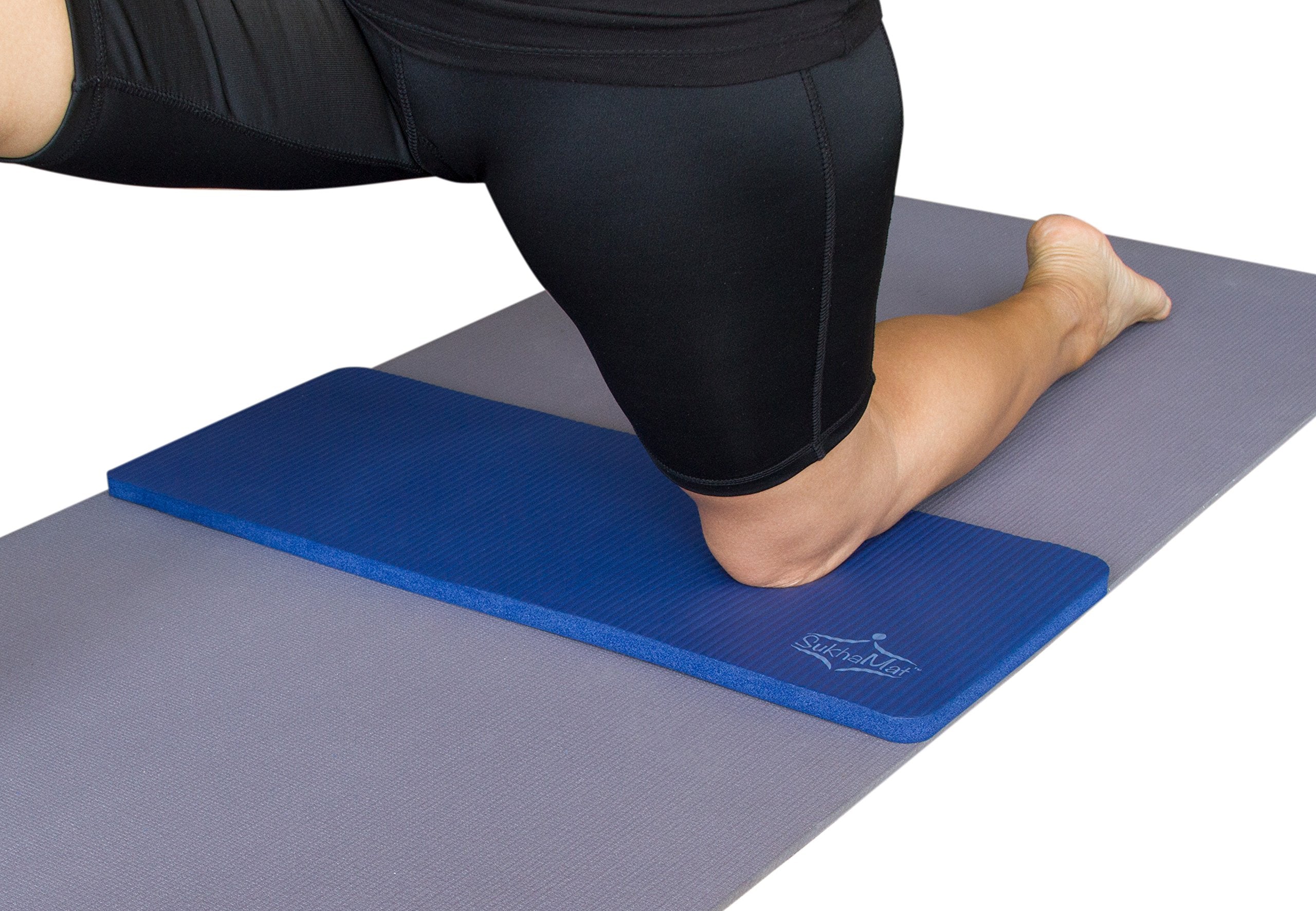 Sukhamat Yoga Knee Pad - New! 15Mm (5/8'') Thick - The Best Yoga Knee Pad For A Pain Free Practice. Cushions Pressure Points. Co