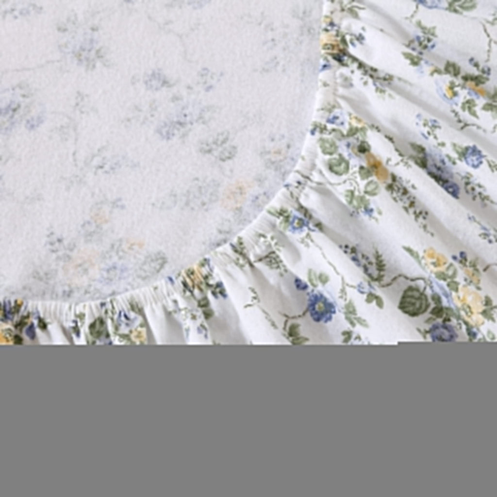 Laura Ashley Home - Flannel Collection - Sheet Set - 100 Cotton, Ultra-Soft Brushed Flannel, Pre-Shrunk  Anti-Pill, Machine Wash