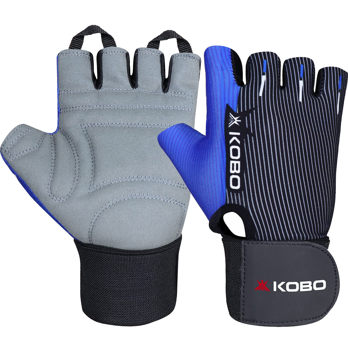 Kobo Wtg68 Weight Lifting Gym Gloves Hand Protector For Fitness Training With Wrist Support