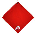 Team Golf NCAA Utah Utes Microfiber Golf Towel, 15x15 (Multicolor)