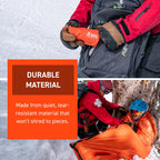 S.O.L. Survive Outdoors Longer Sol Emergency Bivvy Xl W/Rescue Whistle - Reflects Up To 90% Body Heat - Waterproof Emergency Bla