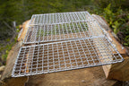 Family 3-Pack - The Original Bushcraft Grill - Welded Stainless Steel High Strength Mesh (Campfire Rated) - Expedition Research