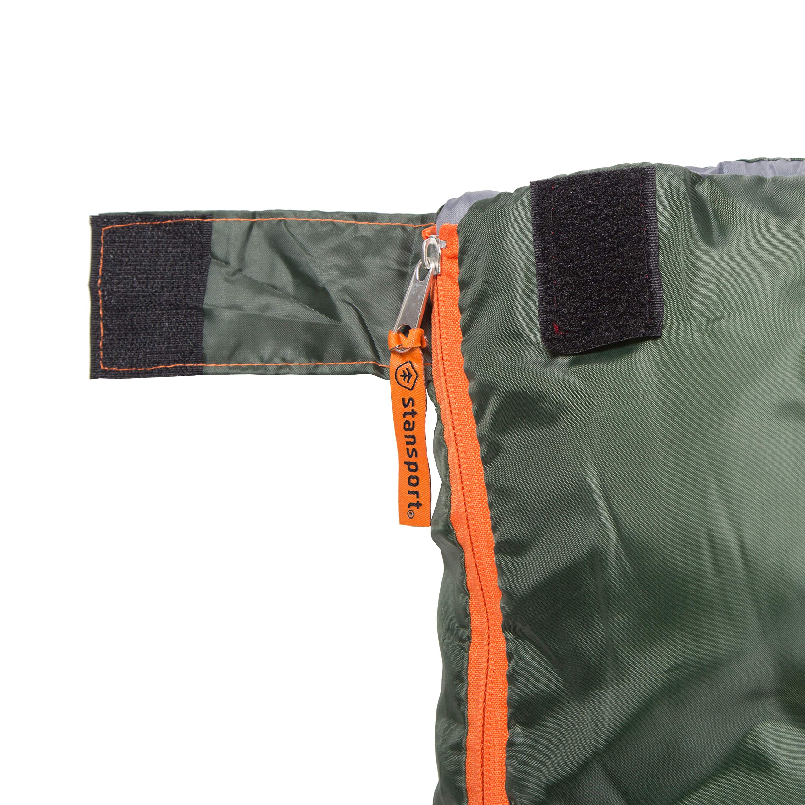 Stansport Scout- 3 Lb - 33 In X 75In Rect. Sleeping Bag - Forest Green