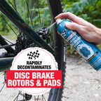 Finish Line Bicycle Disc Brake Cleaner Aerosol, 10 Oz, Gray