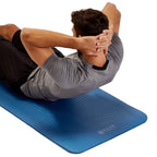 Gaiam Essentials Thick Yoga Mat Fitness & Exercise Mat With Easy-Cinch Carrier Strap, Pink, 72''L X 24''W X 2/5 Inch Thick