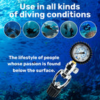 H2Odyssey Yoke Pressure Tester - Scuba Diving Gauge