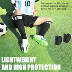 Soccer Shin Guards For Kids Youth - Shin Pads Set With Shin Sleeves And Long Soccer Socks For Age 3-16 Boys And Girls - Lightwei