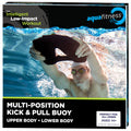 Aqua Fitness, 3-In-1 Combo Pull-Kick-Swim Kickboard, Eva Foam Swim Training Device, Adults