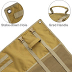 Deyace Shooting Mats Prone Padded, Extra Large Portable Roll Up Shooting Padded Mat For Range Shooting And Hunting (Tan)