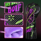 Big Crazy Golf Club Head Cover Funny Cool Unique Driver Headcovers Fits Up To 460Cc Death Golf