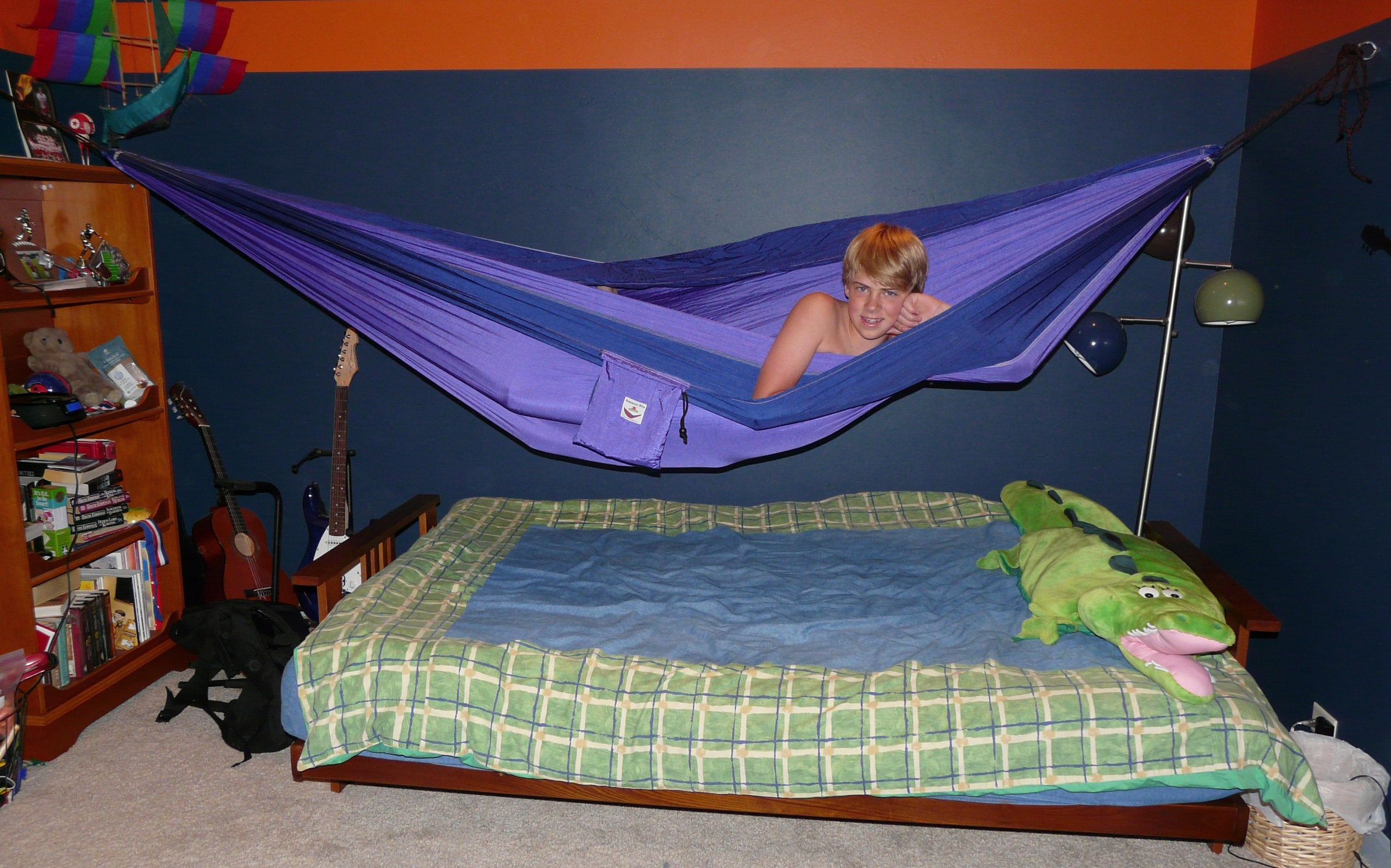 Hammock Bliss Double - Extra Long - Extra Wide - Extra Large - Two Person Double Wide Camping Hammock - Suspension System Includ