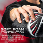 Franklin Sports Nfl Atlanta Falcons Football - Kids Foam Football - Soft Football - Mini Size - Perfect For Gameday - 8.5'' 3D L