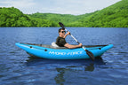 Bestway Hydro Force Inflatable Kayak Set  Includes Seat, Paddle, Hand Pump, Storage Carry Bag  Great For Adults, Kids And Famili