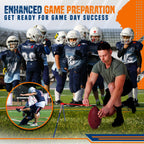 True Strike Pro Football Kicking Tee - The Ultimate Football Kicking Stand Football Tee Holder Compatible With All Ball Sizes -