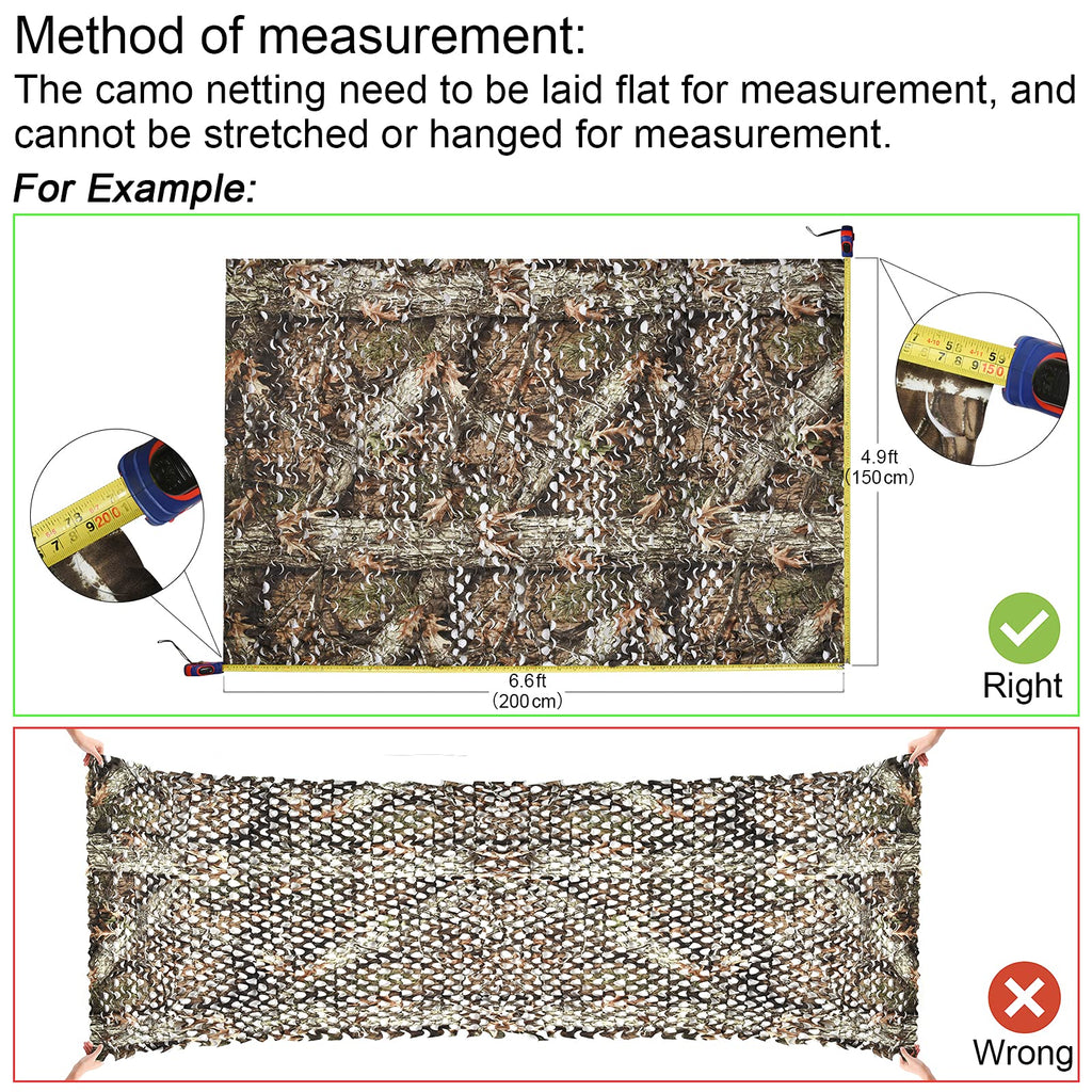 Loogu Camo Netting, Camouflage Net Blinds Great For Sunshade Camping Shooting Hunting Etc (Greenzone, 15X10M=5X328Ft)