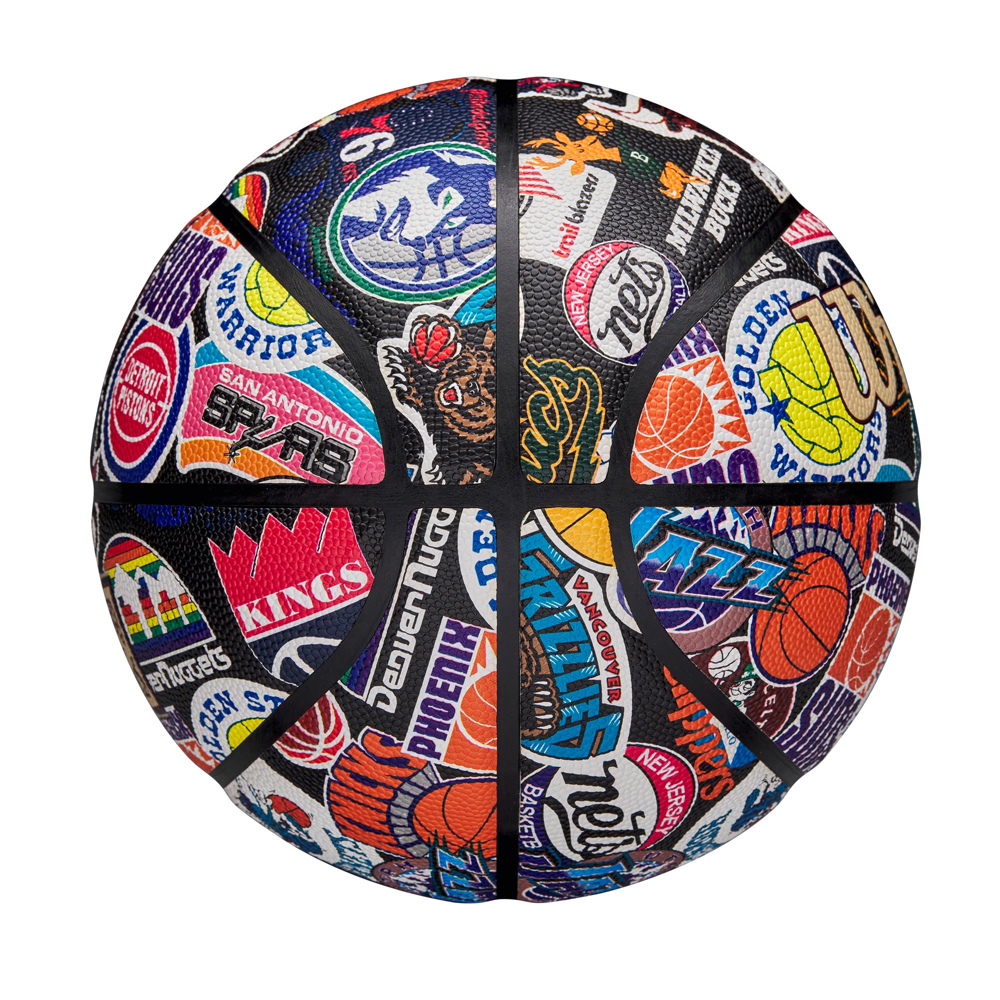 Wilson Nba All Team Retro Basketball - Multicolor, Size 7-29.5''