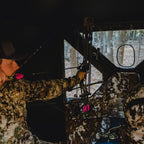 Barronett Blinds Pentagon Heavy-Duty, Portable Hunting Blind, 5-Sided Hub Blind, 600 Denier Fabric, Low Profile Windows, 4-Perso