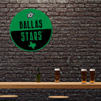 Rico Industries Nhl Hockey Dallas Stars Classic Shape Cut Pennant - Home And Living Room D  Cor - Soft Felt Ez To Hang