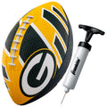 Franklin Sports NFL Green Bay Packers Football - Youth Football - Mini 8.5 Rubber Ball - Perfect for Kids - Team Logos and Color