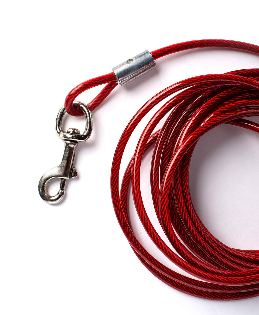 Prevue Pet Products 2120 Medium-Duty 20' Tie-Out Cable, Red