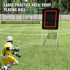Vevor Folding Lacrosse Rebounder For Backyard, 3X4 Ft Volleyball Bounce Back Net, Pitchback Throwback Baseball Softball Return T