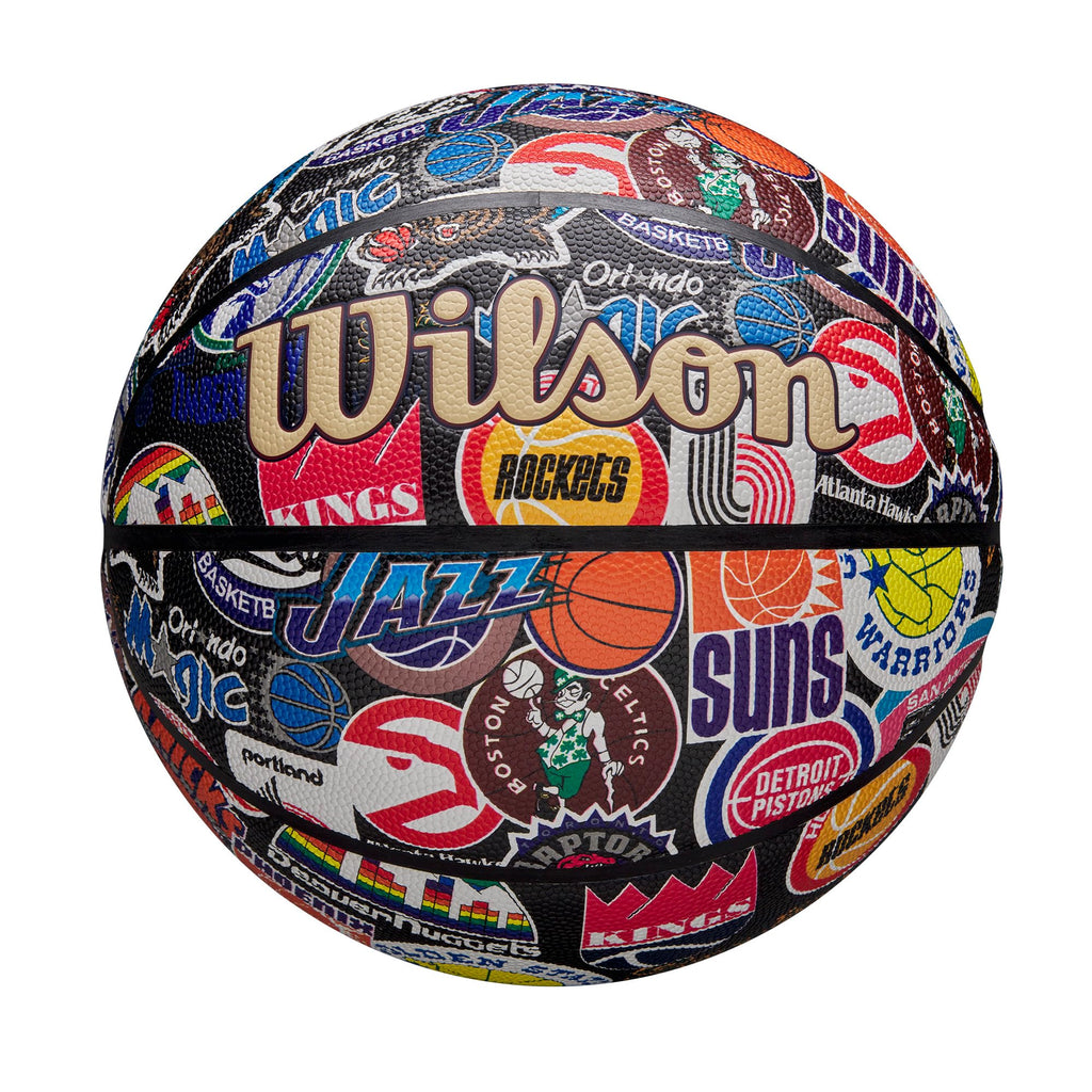 Wilson Nba All Team Retro Basketball - Multicolor, Size 7-29.5''