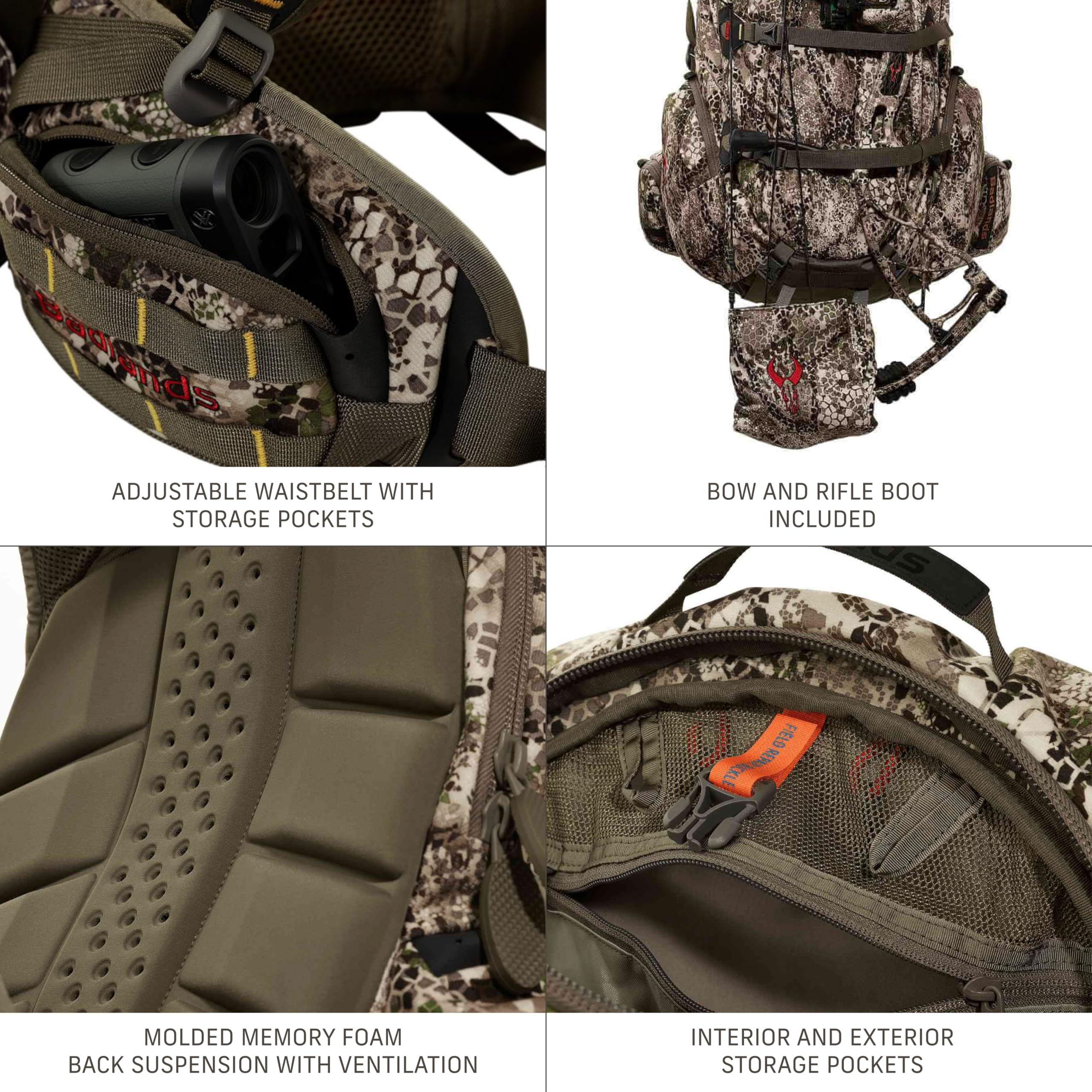 Badlands Superday Hunting Daypack, Mud