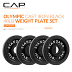 CAP Barbell 2-Inch Olympic Grip Plate, 10-Pounds