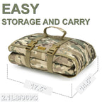 Deyace Shooting Mats Prone Padded, Extra Large Portable Roll Up Shooting Padded Mat For Range Shooting And Hunting (Green)