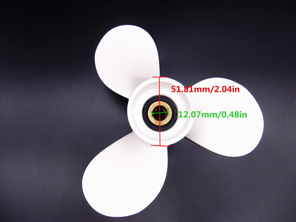 Southmarine Aluminum Alloy Propeller 7 1/2X8-Ba For Yamaha 4Hp 5Hp 6Hp 4A 4M 5M 5C F4 F6L F6S F5A F6C Outboard Motors 6E0-45941-