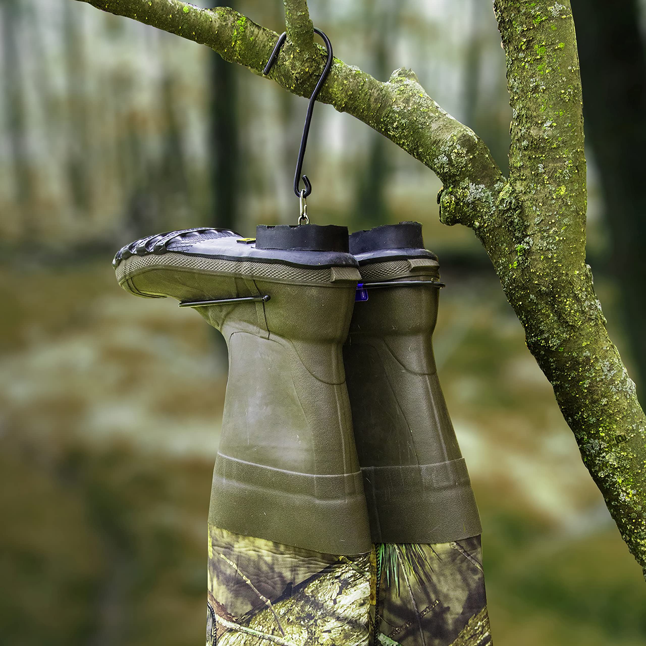 Rack'Em Wader Boot Hanger For Fishing Waders - Boots - Shoe Dryer - Footwear Storage Rack - The Snake 1 Pair Hanging Hook - Heav