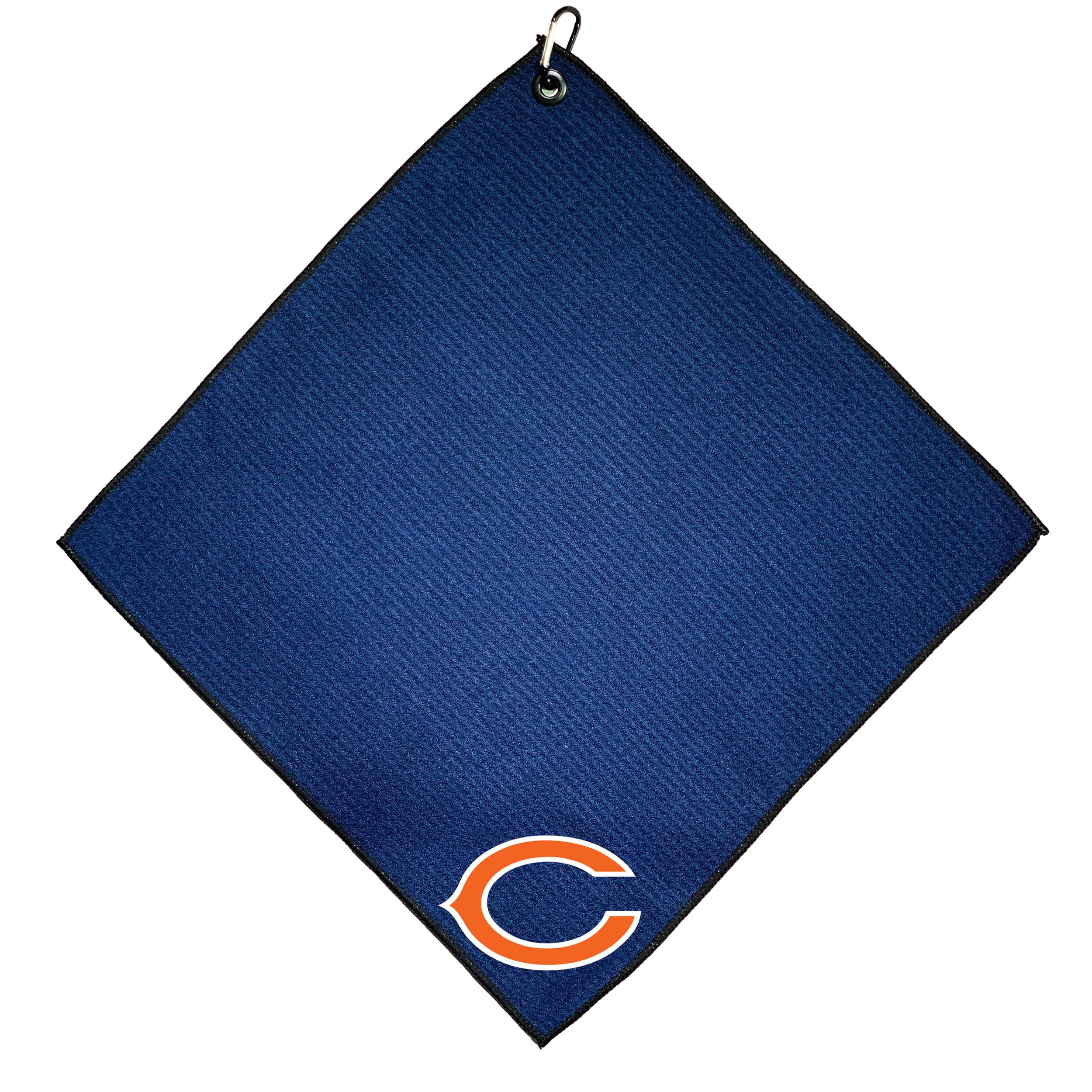 Team Golf NFL Chicago Bears Microfiber Golf Towel, 15x15 (Multicolor)