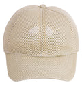 Zacharias MenS Net Baseball Cap Fon Beige