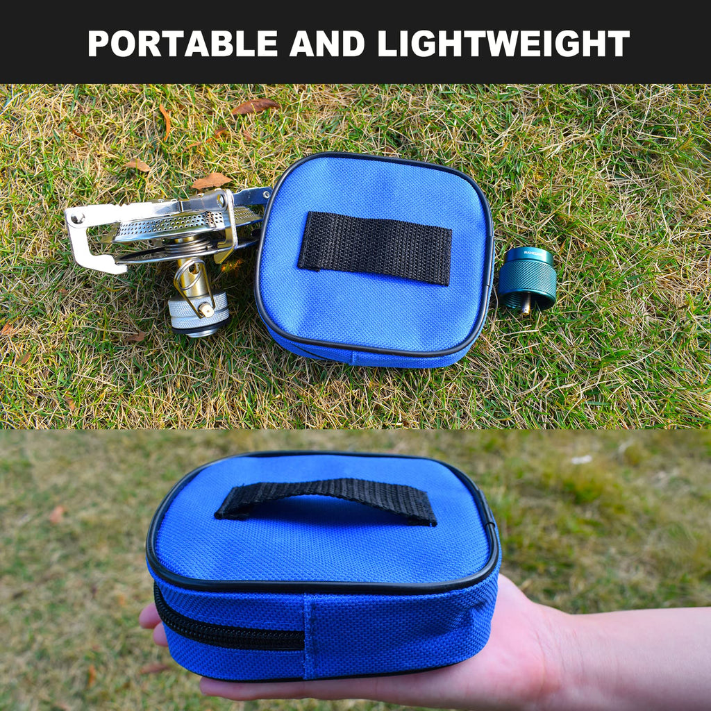 Randder Propane Stove Portable Isobutane Camping Stove With Gas Adapter - 10,000 Btu Single Burner Backpacking Camp Stove For Hi