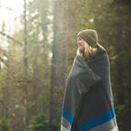 Arcturus Rainier Wool Blanket - 4.5Lbs Warm, Heavy, Washable, Large | Great For Camping, Outdoors, Survival & Emergency Kits (Wh