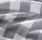 Eddie Bauer Home Sheets Cotton Percale Bedding Set, Crisp  Cool, Stylish Home Decor, King, Lakehouse Plaid Greywhite