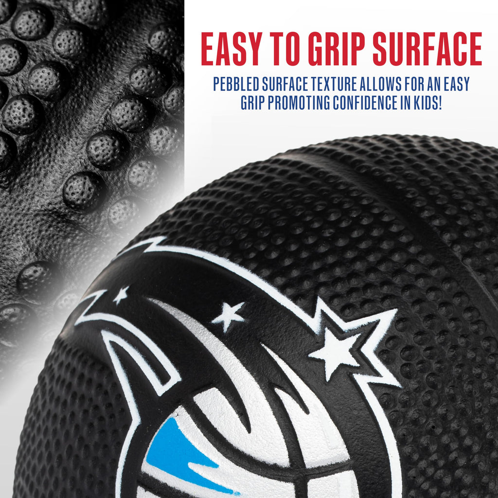 Franklin Sports Nba Orlando Magic Mini Foam Basketball - Kids 5.5'' Inch Toy Basketball For Over The Door + Mini Indoor Hoops -