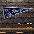 Rico Industries Ncaa Xavier Musketeers Classic 12'' X 30'' Felt Wall D  Cor Pennant - Great For Home/Bed Room/Man Cave D  Cor