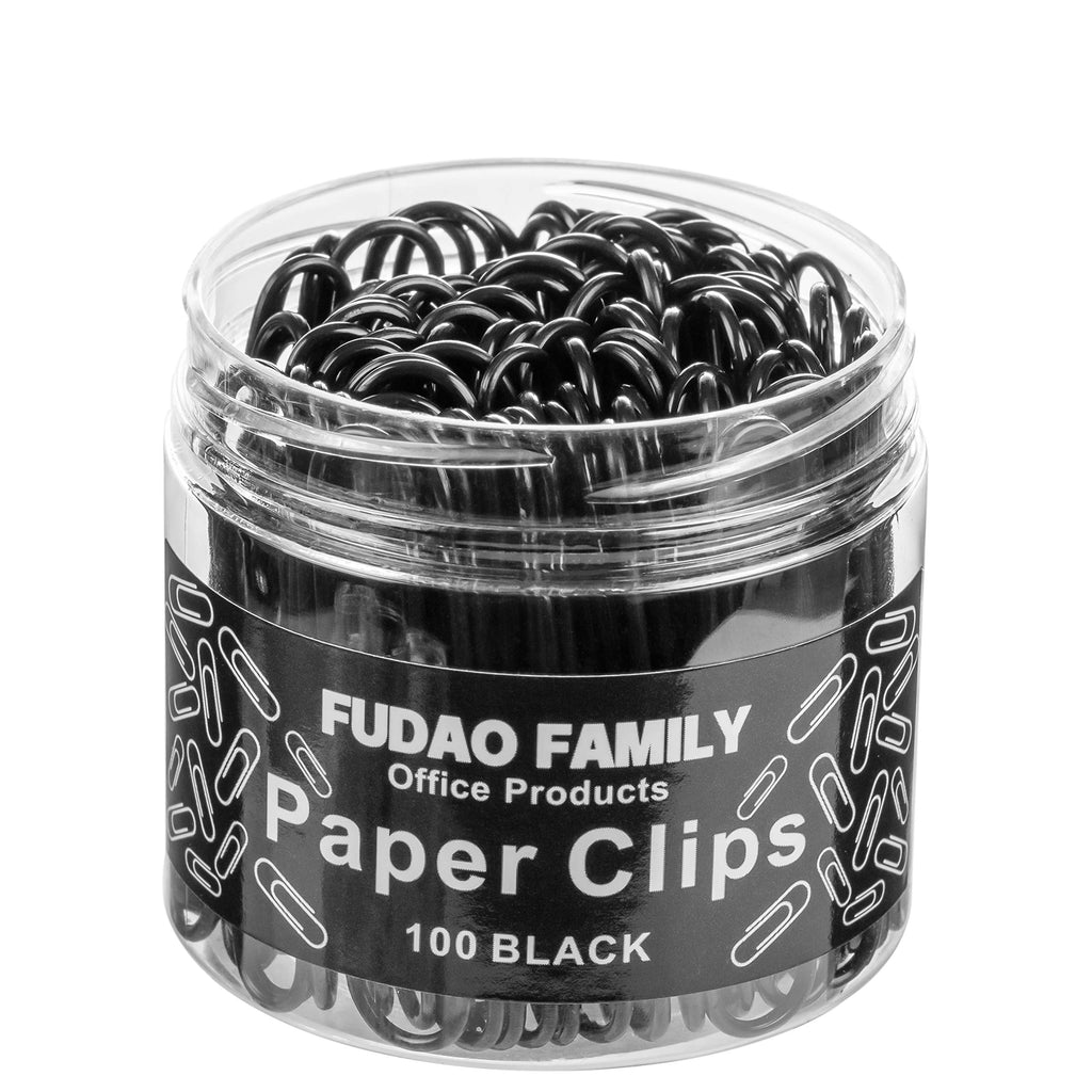 Jumbo Paper Clips, 2 Inch Paper Clip, 100 Pcs Large Paperclips (Jumbo, Black)