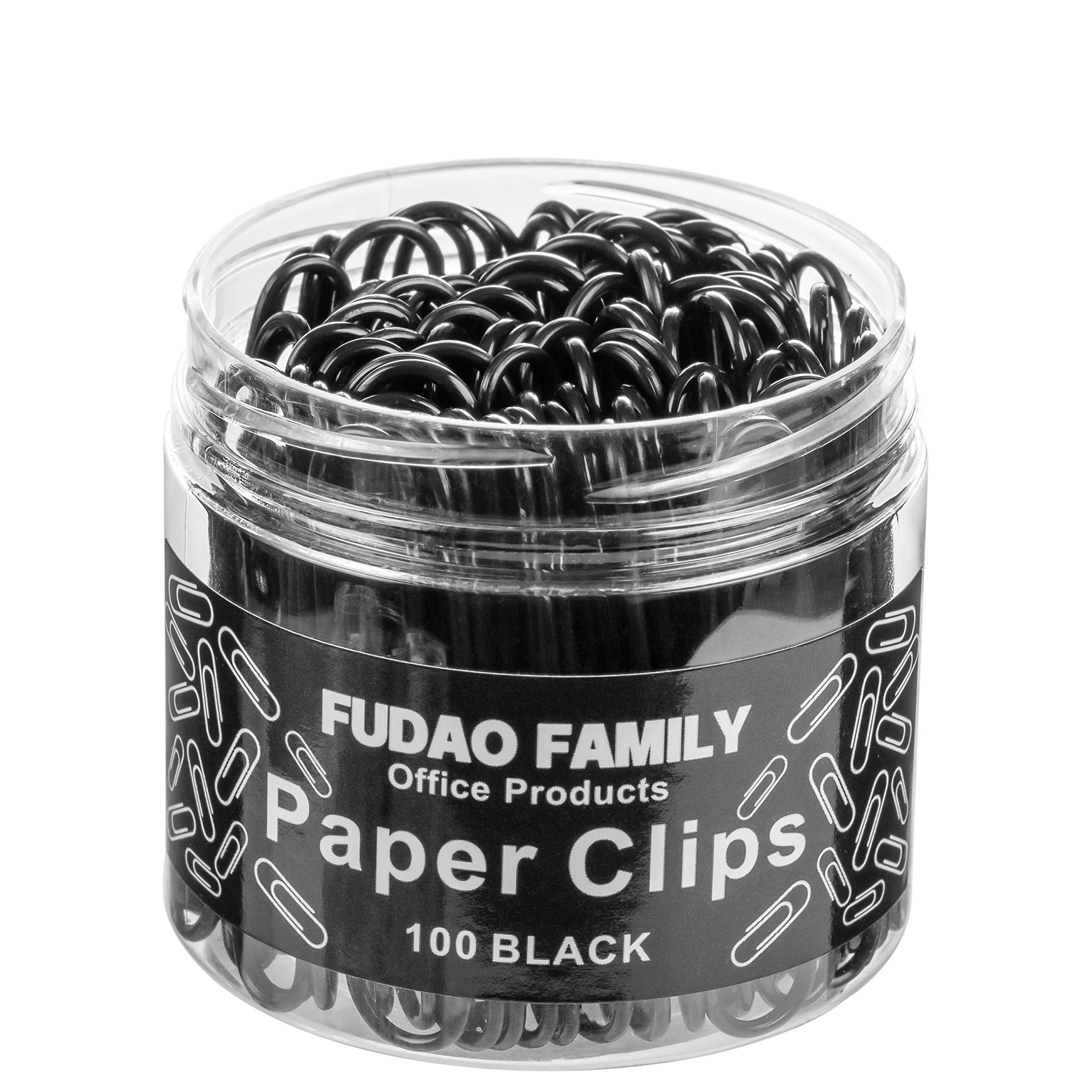 Jumbo Paper Clips, 2 Inch Paper Clip, 100 Pcs Large Paperclips (Jumbo, Black)