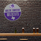 Rico Industries Ncaa Abilene Christian Wildcats Classic Shape Cut Pennant - Home And Living Room D  Cor - Soft Felt Ez To Hang,